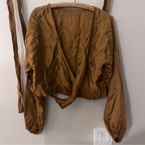 Boheme Copper Wrap Top